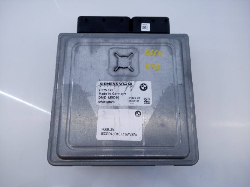 Recambio de centralita motor uce para bmw serie 3 cabrio (e93) 335i referencia OEM IAM 7575875 5WK93628 