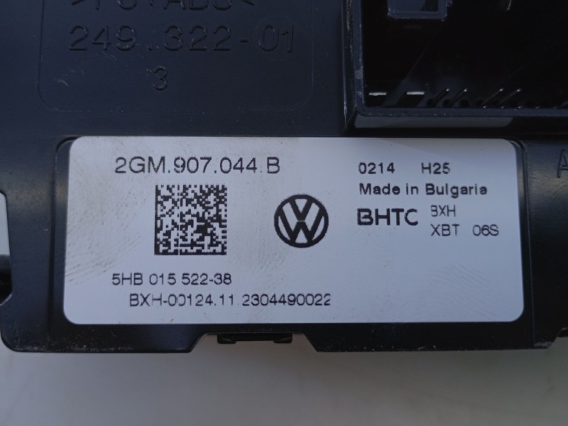 Recambio de mando climatizador para volkswagen t-cross (c11, d31) 1.0 tsi referencia OEM IAM 2 GM907044B  