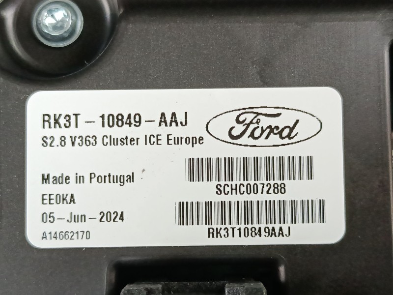 Recambio de cuadro instrumentos para ford transit v363 furgoneta (fcd, fdd) 2.0 ecoblue referencia OEM IAM RK3T10849AAJ  