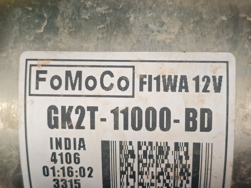 Recambio de motor arranque para ford transit v363 furgoneta (fcd, fdd) 2.0 ecoblue referencia OEM IAM GK2T11000BD  