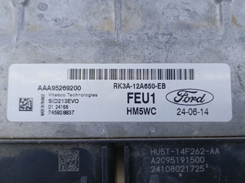 Recambio de centralita motor uce para ford transit v363 furgoneta (fcd, fdd) 2.0 ecoblue referencia OEM IAM RK3A12A650EB AAA9526