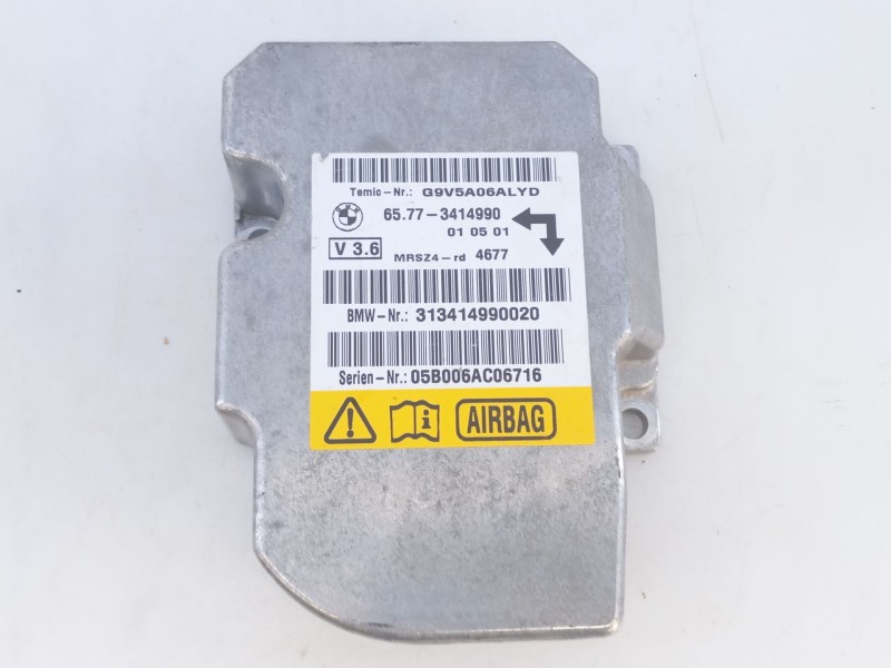 Recambio de centralita airbag para bmw x3 (e83) 2.0d referencia OEM IAM 65773414990 313414990020 