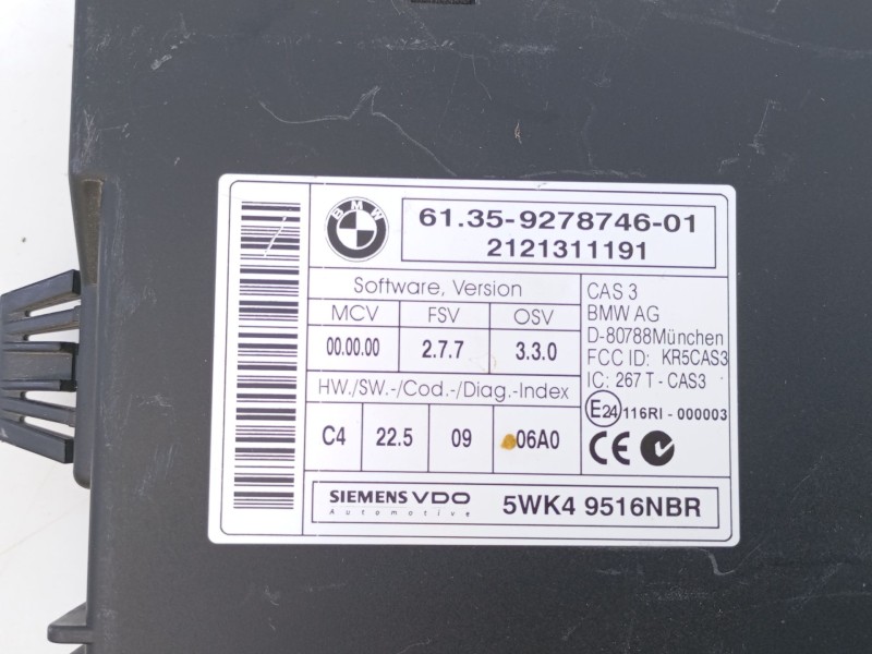 Recambio de modulo electronico para bmw x1 (e84) xdrive 28 i referencia OEM IAM 6135927874601 2121311191 