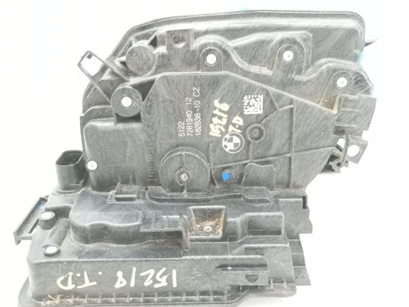 Recambio de cerradura puerta trasera derecha para bmw x1 (f48) sdrive 18 d referencia OEM IAM 728194012 18283810CZ 