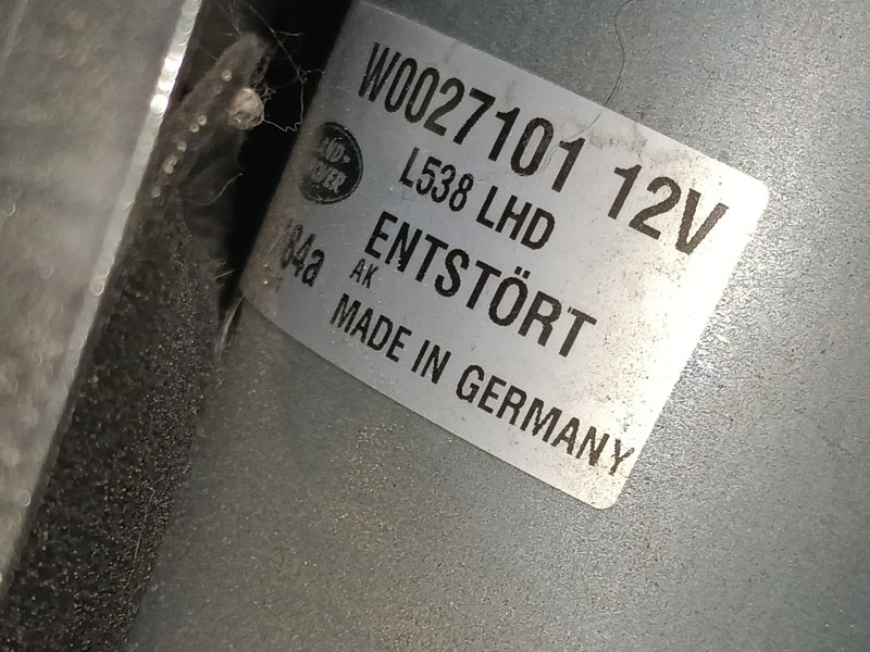 Recambio de motor limpia delantero para land rover range rover evoque (l538) 2.2 d referencia OEM IAM W0027101 L538LHD 