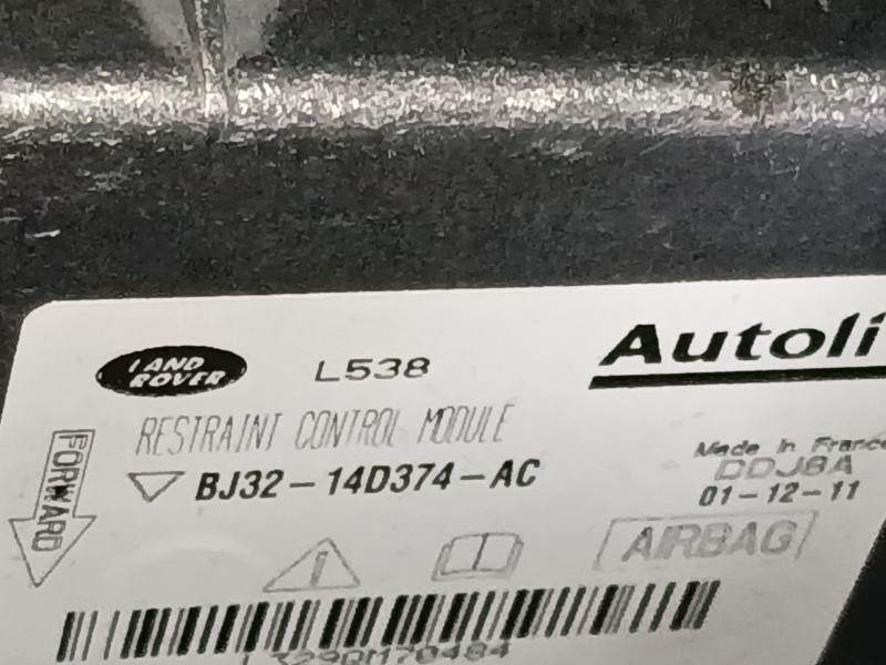 Recambio de kit airbag para land rover range rover evoque (l538) 2.2 d 4x4 referencia OEM IAM   