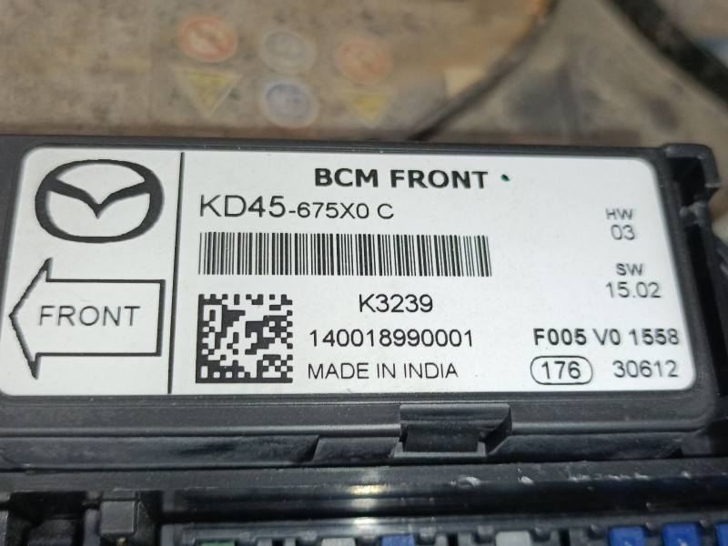 Recambio de caja reles / fusibles para mazda cx-5 (ke, gh) 2.2 d (ke2fw) referencia OEM IAM KD45675X0C F005V01558 