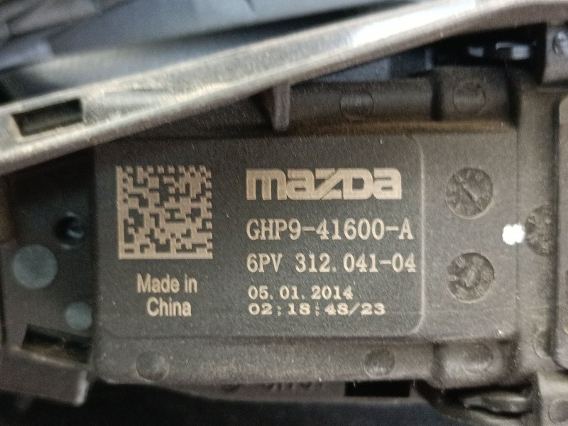 Recambio de pedal acelerador para mazda cx-5 (ke, gh) 2.2 d (ke2fw) referencia OEM IAM GHP9-41600-A 6PV312.041-04 