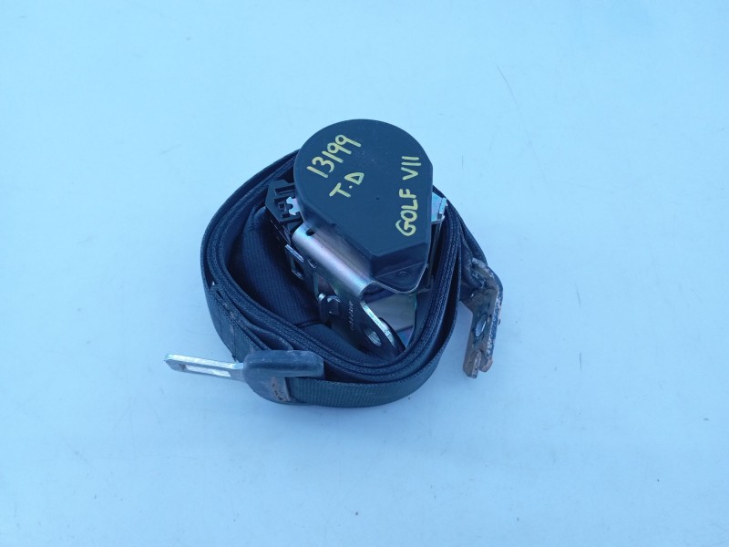 Recambio de cinturon seguridad trasero derecho para volkswagen golf vii (5g1, bq1, be1, be2) 2.0 tdi referencia OEM IAM   