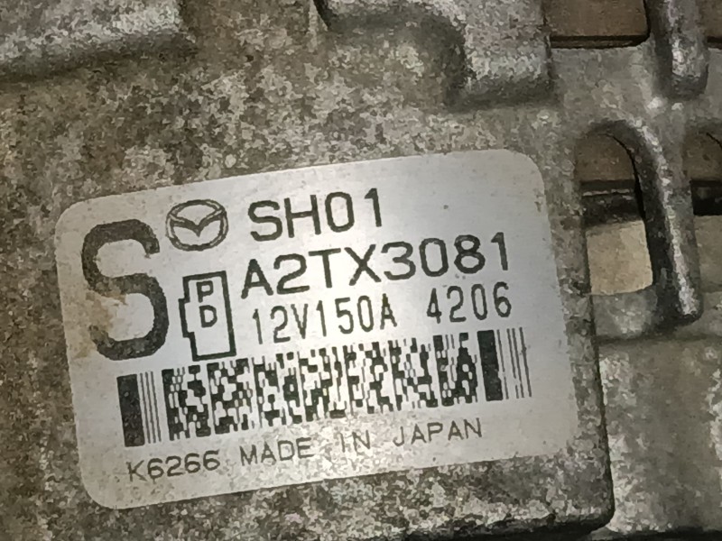 Recambio de alternador para mazda cx-5 (ke, gh) 2.2 d (ke2fw) referencia OEM IAM A2TX3081  