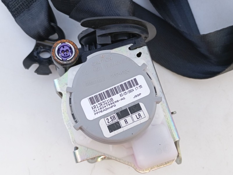Recambio de cinturon seguridad trasero derecho para volkswagen caddy v furgoneta/monovolumen (sba, sbh) 2.0 tdi bmt referencia O