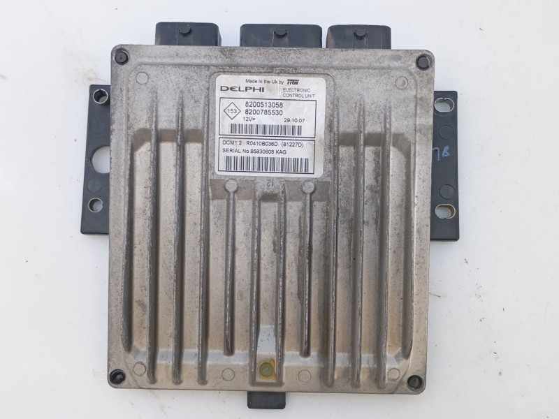 Recambio de centralita motor uce para dacia logan mcv (ks_) 1.5 dci (ks0w) referencia OEM IAM 8200513058 8200785530 E1-A1