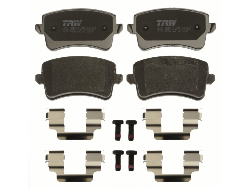 Recambio de pastillas freno traseras para audi a4 b8 (8k2) 3.0 tdi referencia OEM IAM B110995 GDB1765 GDB2000 3322937887897 T1-1