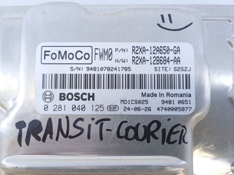 Recambio de centralita motor uce para ford transit courier referencia OEM IAM R2XA12A650GA 0281040125 