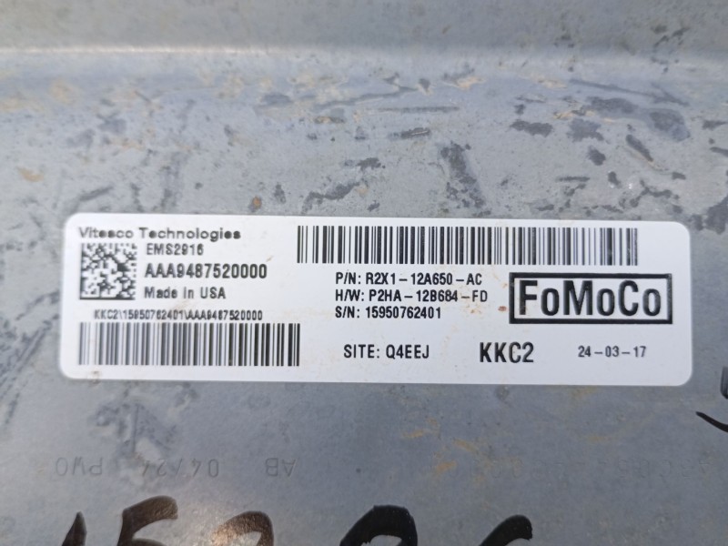 Recambio de centralita motor uce para ford tourneo combi v769 referencia OEM IAM R2X112A650AC  