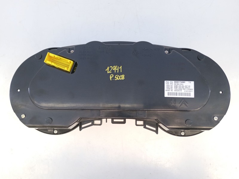 Recambio de cuadro instrumentos para peugeot 5008 (0u_, 0e_) 1.6 hdi referencia OEM IAM 9666174980  