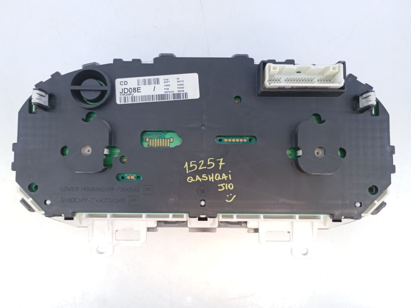 Recambio de cuadro instrumentos para nissan qashqai i (j10, nj10) 1.5 dci referencia OEM IAM JD08E 17P2HPU 