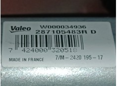 Recambio de motor limpia trasero para renault captur i (j5_, h5_) 1.2 tce 120 referencia OEM IAM 287105483R   2