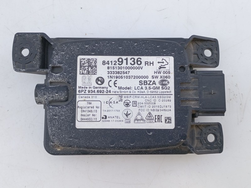 Recambio de sensor para opel insignia b grand sport (z18) 1.6 cdti (68) referencia OEM IAM 84129136 6PZ93469224 E3-A5