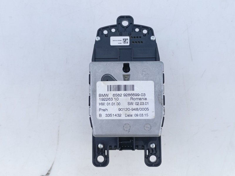 Recambio de mando multifuncion para bmw 3 (f30, f80) 318 d referencia OEM IAM 6582928669903 928669903 E3-A2