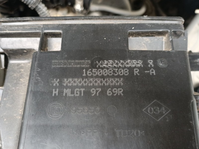 Recambio de filtro aire para renault captur i (j5_, h5_) 1.5 dci 90 referencia OEM IAM 165008308R  