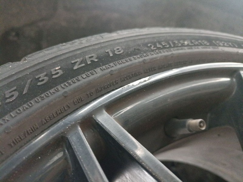Recambio de llanta sin neumatico para bmw 1 (f20) 116 d referencia OEM IAM 18 PULGADAS  