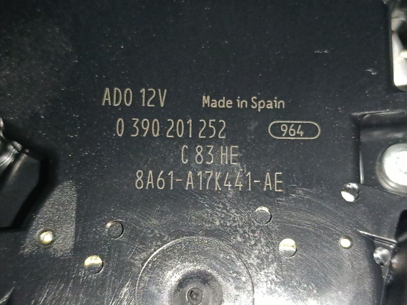 Recambio de motor limpia trasero para ford fiesta vi (cb1, ccn) 1.25 referencia OEM IAM 8A61A17K441AE 0390201252 