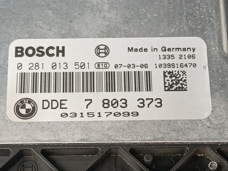 Recambio de centralita motor uce para bmw 3 (e90) 320 d referencia OEM IAM   