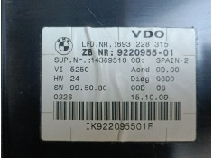 Recambio de cuadro instrumentos para bmw 3 (e90) 318 i referencia OEM IAM 9220955   2