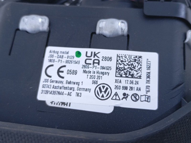 Recambio de airbag delantero izquierdo para volkswagen polo vi (aw1, bz1, ae1) gti referencia OEM IAM   