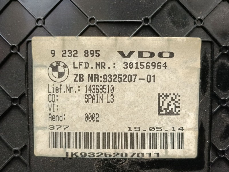 Recambio de cuadro instrumentos para bmw 3 (f30, f80) 318 d referencia OEM IAM   
