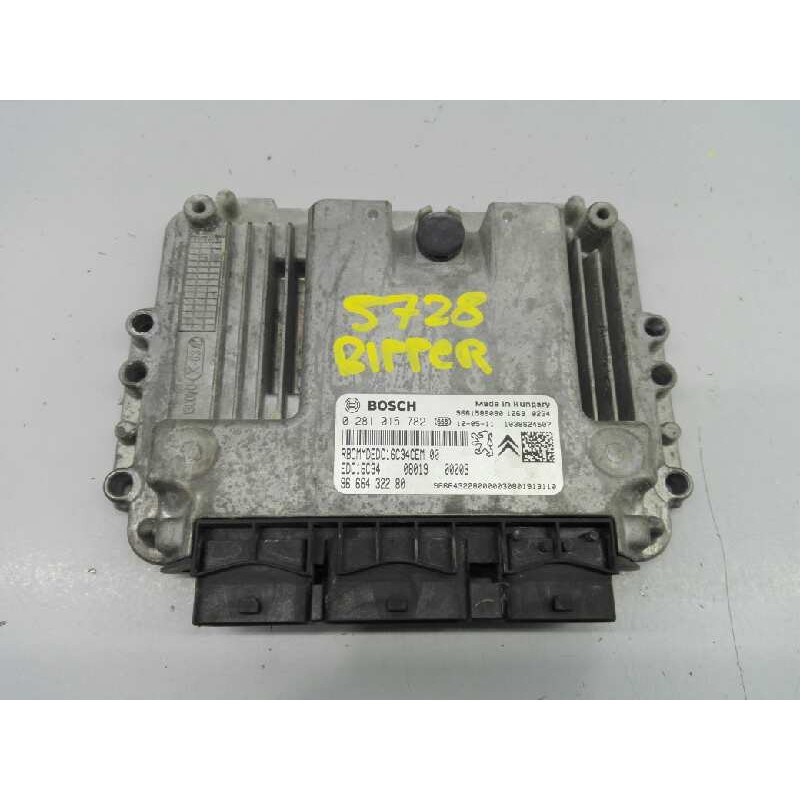 Recambio de centralita motor uce para peugeot bipper básico referencia OEM IAM 0281015782 9666432280 