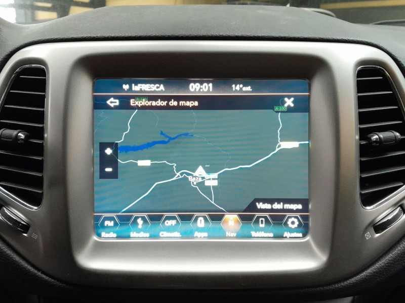 Recambio de sistema navegacion gps para jeep compass (mp, m6, mv, m7) 1.4 multiair referencia OEM IAM 68332804AB  E3-B6-26-1
