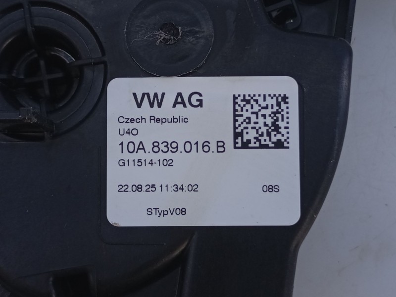 Recambio de cerradura puerta trasera derecha para seat ibiza v (kj1, kjg) 1.0 mpi referencia OEM IAM 10A839016B  
