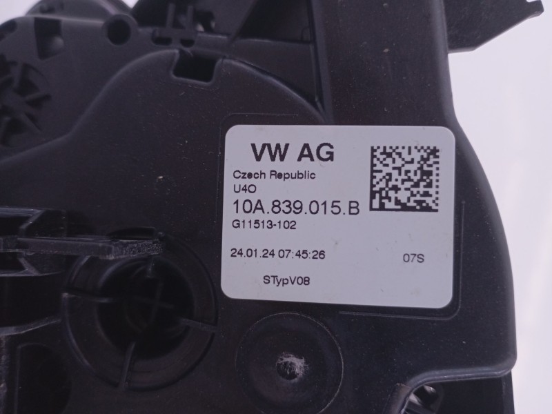 Recambio de cerradura puerta trasera izquierda para volkswagen t-cross (c11, d31) 1.0 tsi referencia OEM IAM 10A839015B  