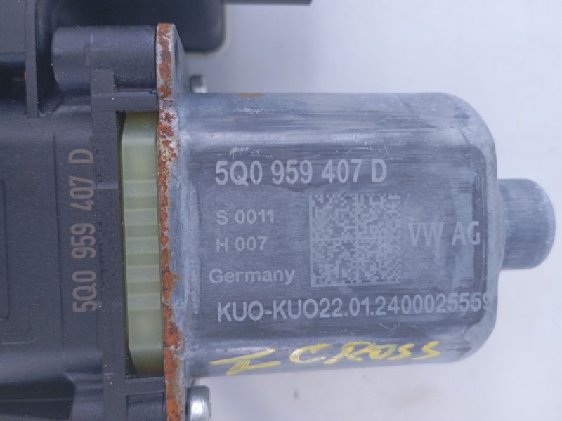 Recambio de elevalunas trasero izquierdo para volkswagen t-cross (c11, d31) 1.0 tsi referencia OEM IAM 5Q0959407D  