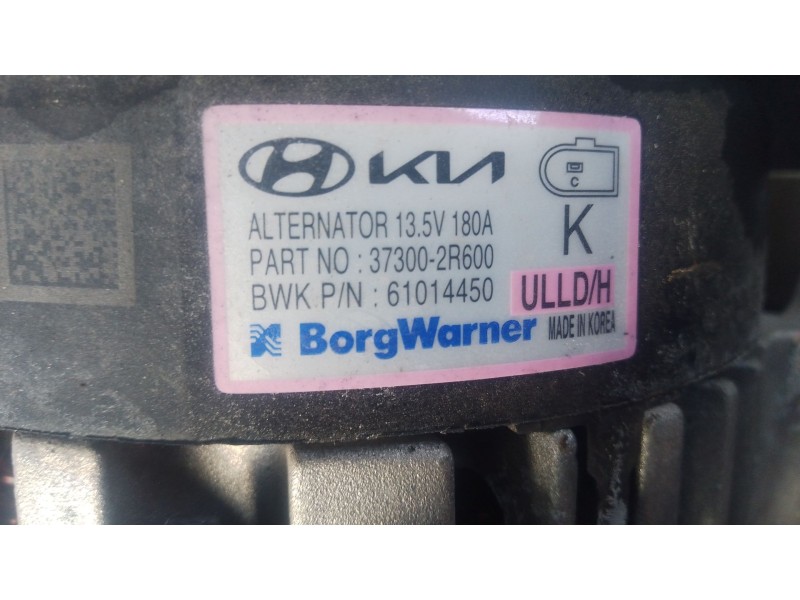 Recambio de alternador para hyundai santa fe iv (tm, tma) 2.2 crdi htrac referencia OEM IAM 373002R600 61014450 