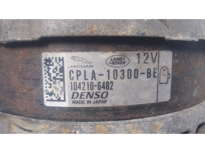 Recambio de alternador para land rover range rover sport ii (l494) 3.0 sdv6 4x4 referencia OEM IAM   