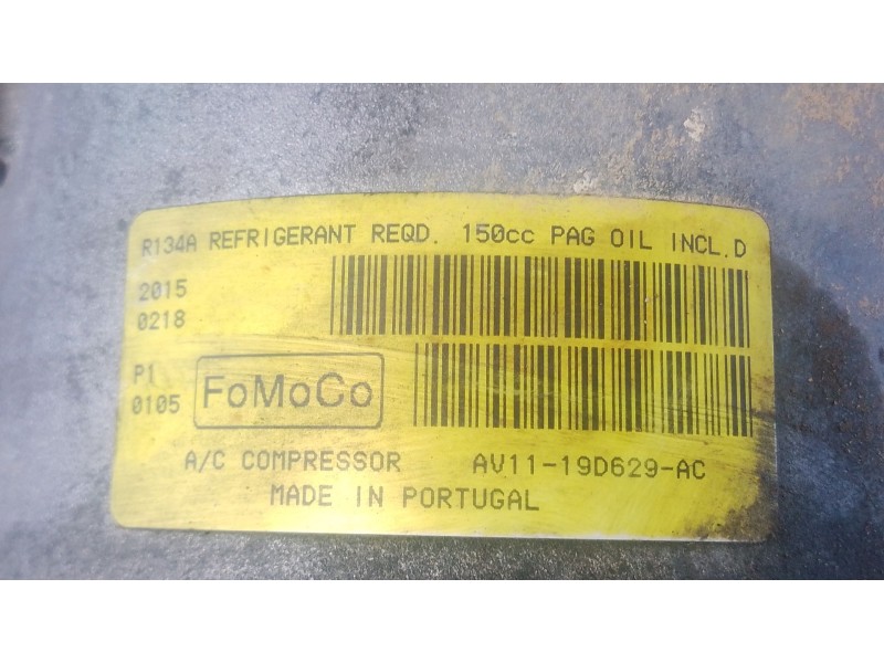 Recambio de compresor aire acondicionado para ford fiesta vi (cb1, ccn) 1.25 referencia OEM IAM   
