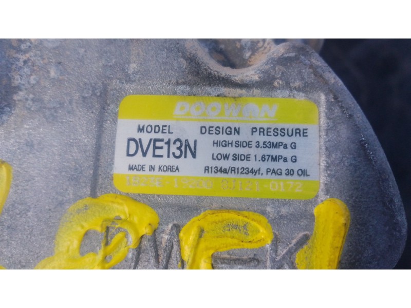 Recambio de compresor aire acondicionado para hyundai kona (os, ose, osi) 1.0 t-gdi referencia OEM IAM   