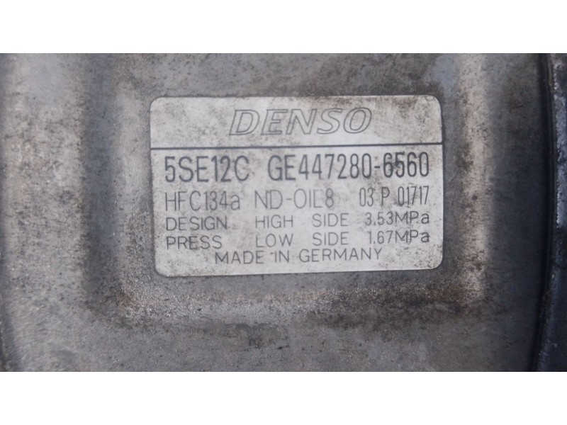 Recambio de compresor aire acondicionado para toyota avensis sedán (_t27_) 2.2 d-4d (adt271_) referencia OEM IAM   