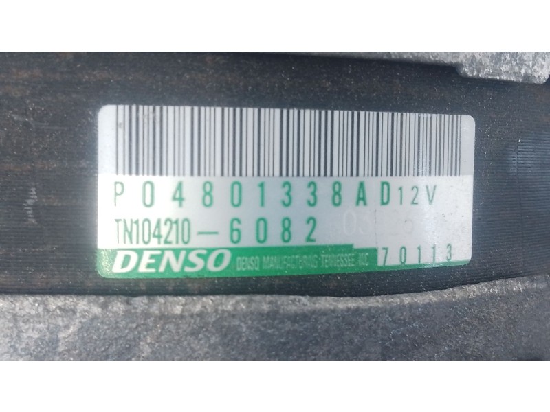 Recambio de alternador para jeep wrangler iii (jk) 2.8 crd referencia OEM IAM   