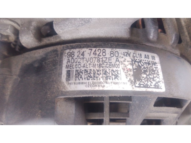 Recambio de alternador para peugeot boxer furgoneta 2.0 bluehdi 130 referencia OEM IAM   
