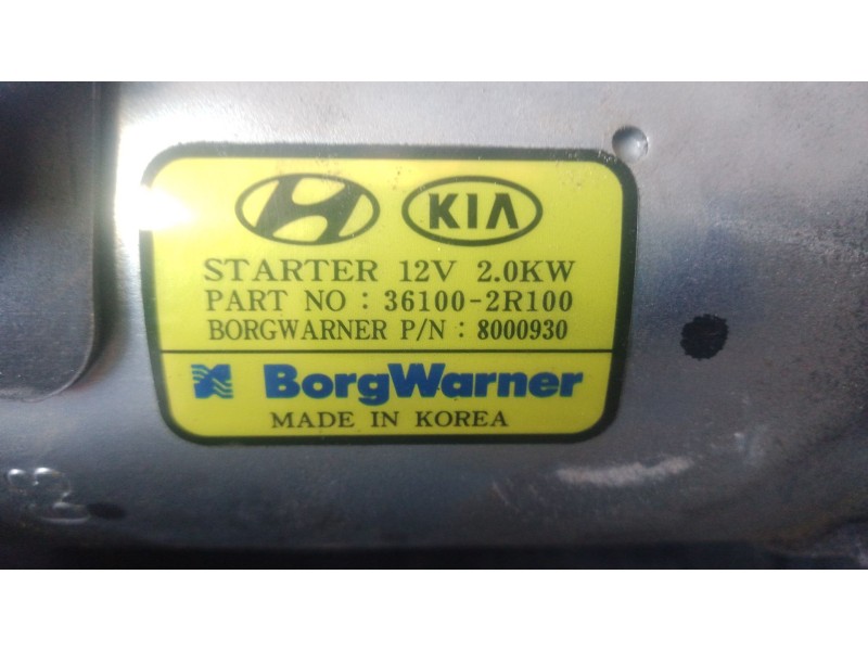 Recambio de motor arranque para hyundai santa fe iv (tm, tma) 2.2 crdi htrac referencia OEM IAM   