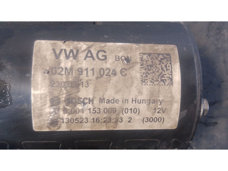 Recambio de motor arranque para volkswagen passat b7 (362) 2.0 tdi referencia OEM IAM   