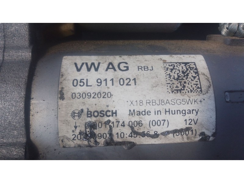 Recambio de motor arranque para audi q5 (fyb, fyg) 35 tdi mild hybrid referencia OEM IAM   