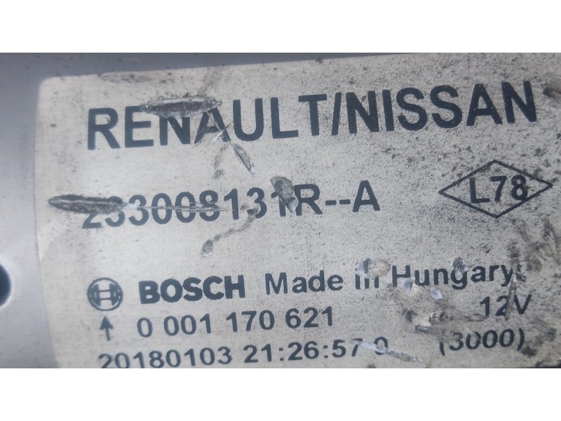 Recambio de motor arranque para nissan x-trail iii (t32_, t32r, t32rr) 1.6 dci (t32) referencia OEM IAM   