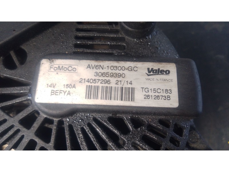 Recambio de alternador para ford tourneo connect / grand tourneo connect v408 monospace 1.6 tdci referencia OEM IAM   