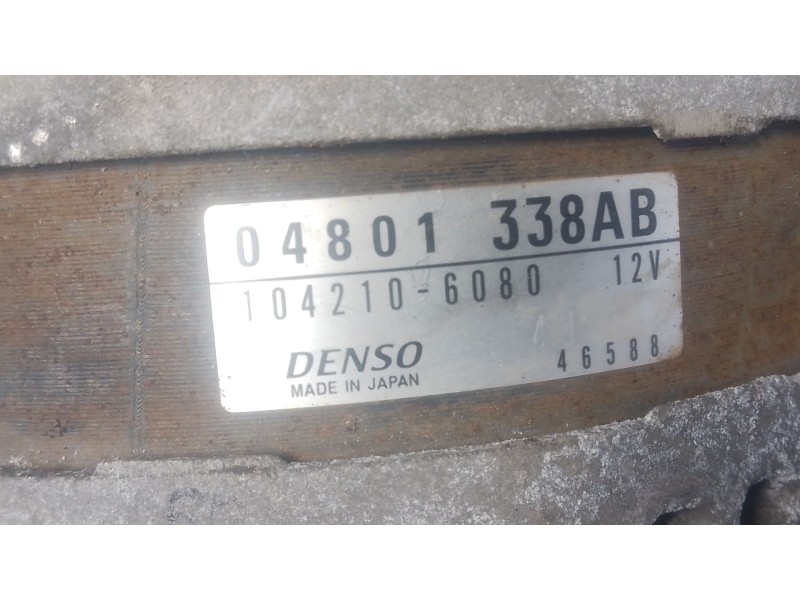 Recambio de alternador para dodge nitro 2.8 crd 4wd referencia OEM IAM 1042106080 04801338AB 