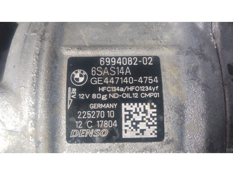 Recambio de compresor aire acondicionado para bmw 3 (g20, g80, g28) 318 d referencia OEM IAM   